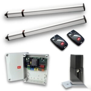 Kit BFT doble hoja Lux LR batiente con electrocerradura