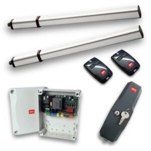 Kit Lux BFT doble hoja hidráulico con electrocerradura
