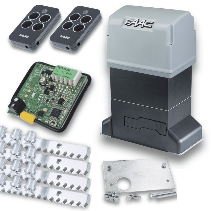 Kit motor corredera Faac modelo 746 piñón Z16