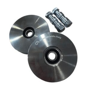 Par ruedas 140mm en V doble rodamiento